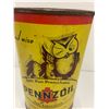 Image 2 : Pennzoil motor tin- has picture of Owls- 1qt- Bristish American Oil company
