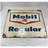 Image 1 : Mobile Oil Porcelain sign 12"x14 original