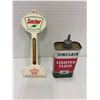 Image 1 : Sinclair handy oiler and service station promo thermometer