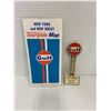 Image 1 : Gulf service station promo theremometer c/w Gulf map