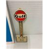 Image 2 : Gulf service station promo theremometer c/w Gulf map