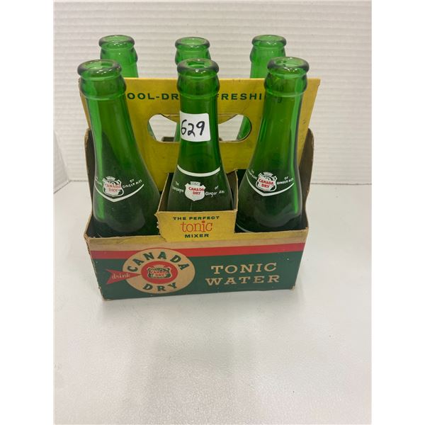 6 pack of Canada Dry- Carton with bottles