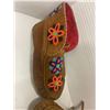 Image 2 : Native American, hand-crafted moccasins. Awesome bead work - 9' from toe to heel