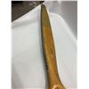Image 5 : Airplane propeller 72" long wooden Made by Sensenlich - note small damage in picture