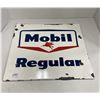 Image 1 : Mobil Pegasas Porcelain sign original 14" X 12" porcelain