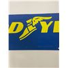 Image 4 : Goodyear 2 sided metal sign winged shoe 48"x12"