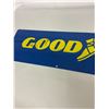 Image 5 : Goodyear 2 sided metal sign winged shoe 48"x12"