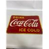 Image 1 : Coca-Cola tin sign Drink ICE Cold 1948 27x19