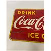 Image 2 : Coca-Cola tin sign Drink ICE Cold 1948 27x19