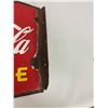 Image 2 : Coca Cola Flange Sign - Drink Coca-Cola Here - Porocelain 1940's