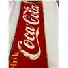 Image 5 : Cocal Cola tin sign 1957 Drink Coca Cola 57"x17"