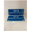 Image 1 : 2 1972 Edmonton Vehicle plates 3318 & 3319 9" x 3 1/2"