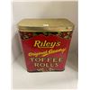 Image 1 : Rileys toffee rolls tin - large 12"x10"6 1/2" Old Gneral Store