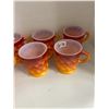 Image 3 : Set of 8 Fire King Mugs