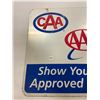Image 2 : CAA/AAA metal 2 sided sign 24" x 26"w