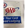 Image 3 : CAA/AAA metal 2 sided sign 24" x 26"w