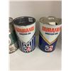 Image 2 : 3 B/A oil tins 1 qt 1 is full Peerless, Durafilm, Endurance