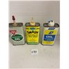 Image 1 : 3 Handy oilers Conoco, Smash, Norton 4 oz excellent condition