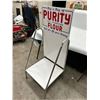 Image 2 : Purity flour General store disply stand metal 54Hx 24Wx21D comes apart for easy shipping