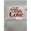 Image 2 : Coca Cola tin bottle rack sign 1964 Things Go Better With Coke