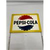 Image 2 : Pepsi Cola bottle rack 2 sided sign 15"x11" 1963