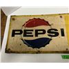 Image 2 : Pepsi Cola sign - 31"x 11.5", as found