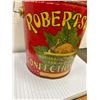 Image 8 : Robertsons Confectionary tin - Rare 1920's Awesome Graphics - 7 1/4" tall