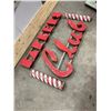 Image 1 : Folk Art Wooden Barbers 4pc sign - 66"x42" - Club Barbers or Barbers Club - You decide