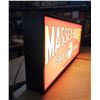 Image 3 : Massey Harris, refurbished sign, c/w metal canister sign box - 84"x30"