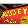 Image 7 : Massey Harris, refurbished sign, c/w metal canister sign box - 84"x30"