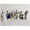 Image 1 : 6 Occupied Japan figurines - 4" to 5"