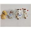 Image 1 : 2 pairs of Dog and Cat, salt and pepper shakers - occupied Japan