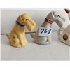 Image 3 : 2 pairs of Dog and Cat, salt and pepper shakers - occupied Japan