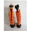 Image 4 : 2 Oriental figurines - 10.5"