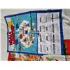 Image 2 : 5 Calender tea towels - 1983-85, 1988 and 1989