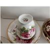Image 9 : 4 Royal Albert teacups and saucers & 1 other teacup/saucer