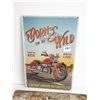 Image 2 : 2 Motorcycle tin signs - 7.5" & 11.5"