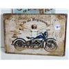 Image 3 : 2 Motorcycle tin signs - 7.5" & 11.5"