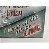 Image 2 : Fishing tin sign - 16.5"x11.5"