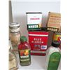 Image 4 : Vintage lot of extract food coloring and spices, etc.