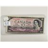 Image 1 : 1954 Canadian "Devil's face" 10 dollar bill - Beattie/Coyne