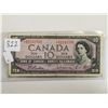 Image 1 : 1954 Canadian 10 dollar replacement bill