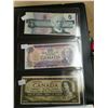 Image 2 : 6 mixed Canadian bill lot - 25 cent shinplaster to 20 dollar bill