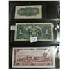 Image 4 : 6 mixed Canadian bill lot - 25 cent shinplaster to 20 dollar bill