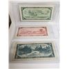 Image 2 : Lot of 3 - 1954 Canadian bills - 1$, 2$, and 5$