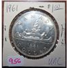Image 1 : 1961 canadian silver dollar