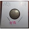 Image 1 : 1921 canadian silver 10 cent coin