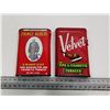 Image 1 : 2 Pocket Tobacco tins - Velvet & Prince Albert
