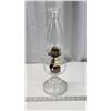 Image 1 : #2 clear glass oil lamp, w/ chimney
