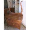 Image 1 : vintage vanity with mirror bracket - vanity: 32"x18"x30"H, mirror bracket: 25"H